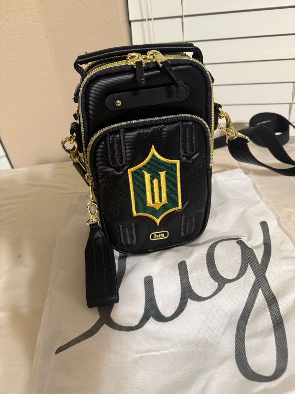 Lug Luxe Satin Mini Skeeter Bridge Wicked NWT